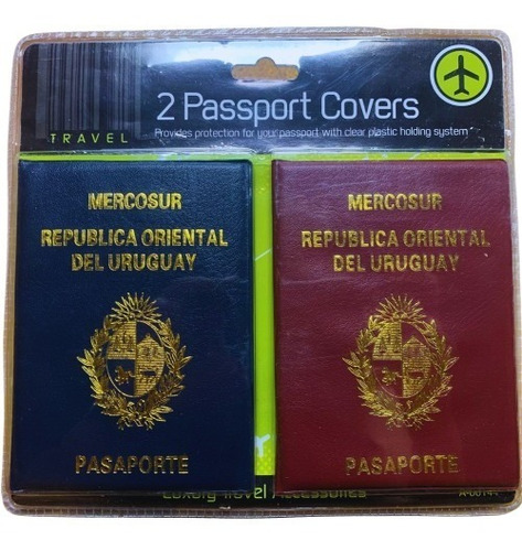 Cobertor De Pasaporte Uruguayo Pack 2 Unidades 