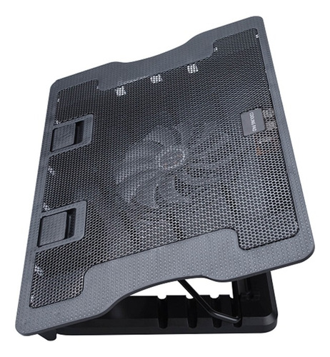 Base Refrigerante Para Portatil 1 Ventilador B180 Color Negro