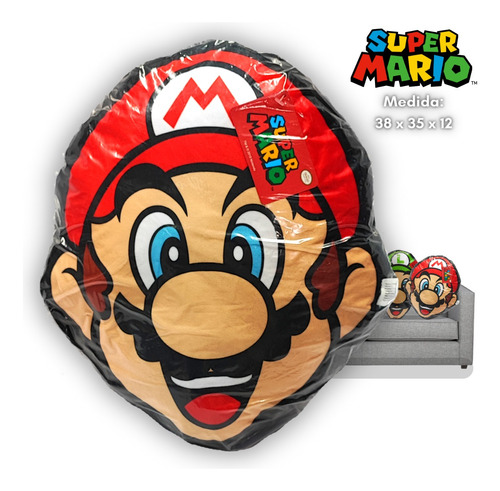 Cojín Almohada Super Mario - Super Mario Bros - Nintendo