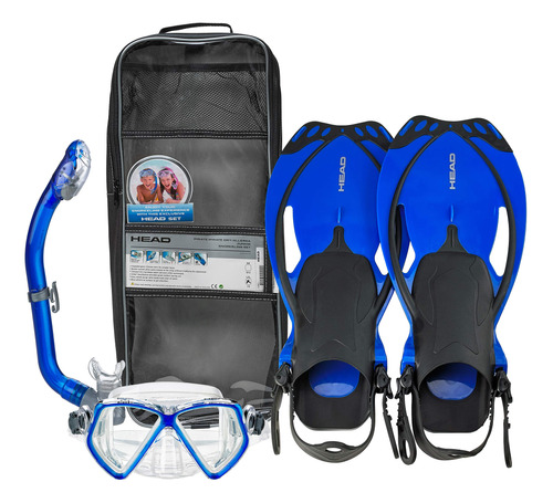 Head Por Mares Pirate Junior Mask, Snorkel Y Aletas Set