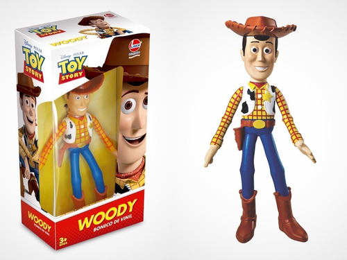 Boneco De Vinil Woody 19cm  - Toy Story - Lider