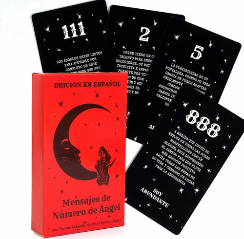 Mensajes De Número De Ángeles, 53 Cartas En Español