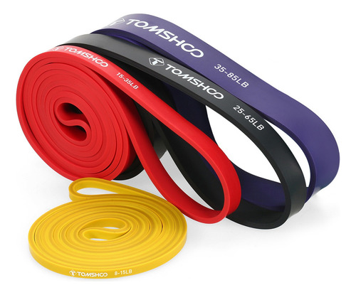 Bandas 4 Piezas Pull Up Assistance Bandas Set Loop De Resist