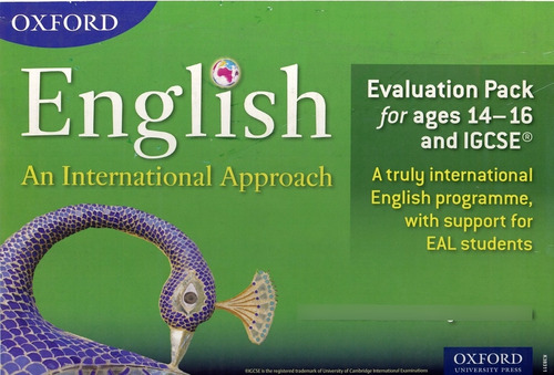 Oxford English An International Approach Evaluation Pack Age