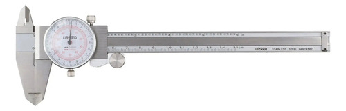 Calibrador Pie De Rey Carátula Urrea® Mm Y Pulg Acero Inox