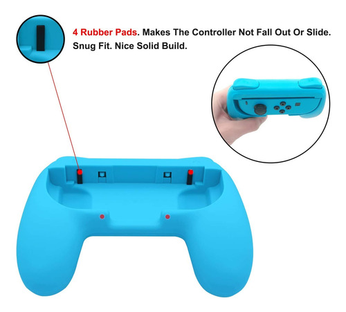 Joy Con Grips Ergonomicos Para Nintendo Switch Oled Y Switch