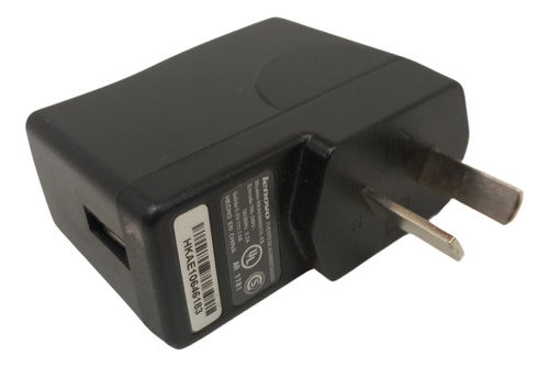 Fuente Cargador De Pared Lenovo Sin Cable 5v 1a Usb