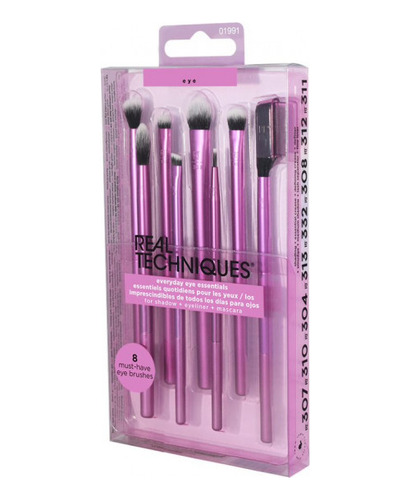 Kit 8 Pinceis Para Os Olhos Real Techniques 8 Unid