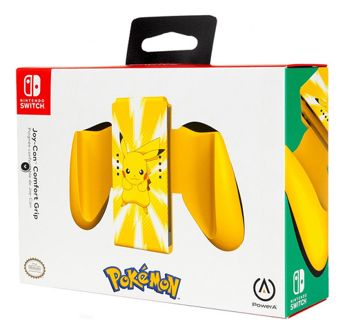 Joycon Comfort Grip Pikachu Para Nintendo Switch