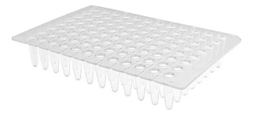 10x Placa Para Pcr 96 Poços 200ul, Sem Borda A12 Apirogênico