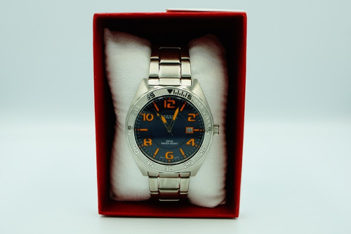 Relógio Pulsar Analógico Masculino Ps9313 Azul/laranja