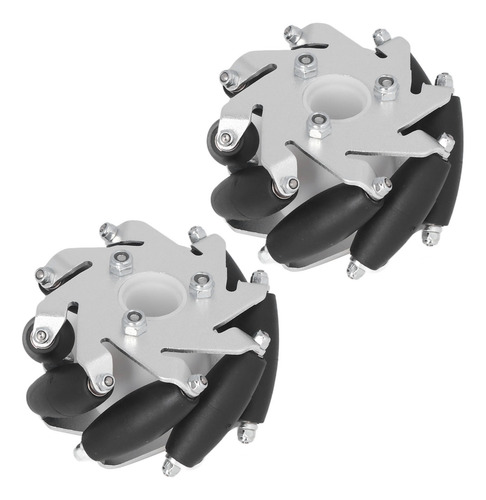 Rueda De Aluminio De 60 Mm Para Robot Inteligente, 4 Piezas,