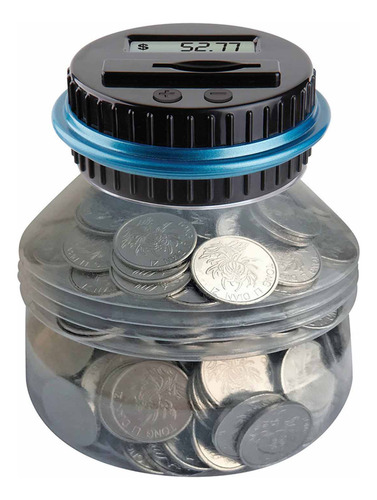 Tarro De Ahorro Z Digital Coin Bank De Digital Energy Clear