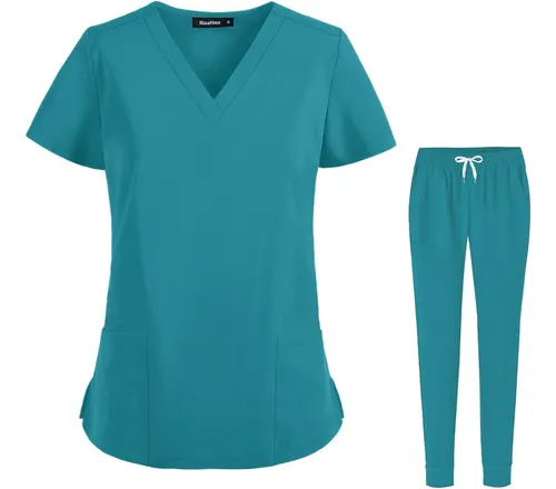 comprar Conjunto De Uniformes Médicos P Mujer Joggers Ropa Trabajo