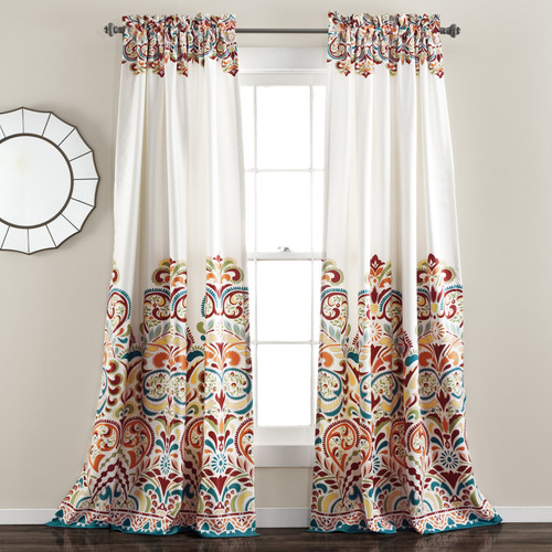 Lush Decor Clara Curtains - Juego De Paneles De Ventana De .