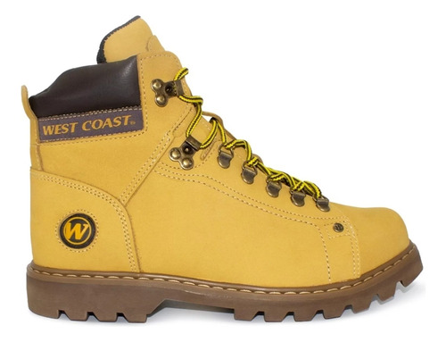 Bota West Coast Coturno Worker Couro Legitimo 5790