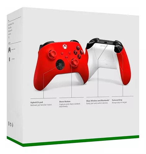 Controle joystick sem fio Microsoft Xbox Xbox wireless controller pulse red