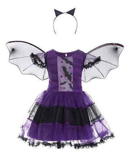 Halloween Capa De Bruja Elfo Mágico Vestido De Los Niños Cos