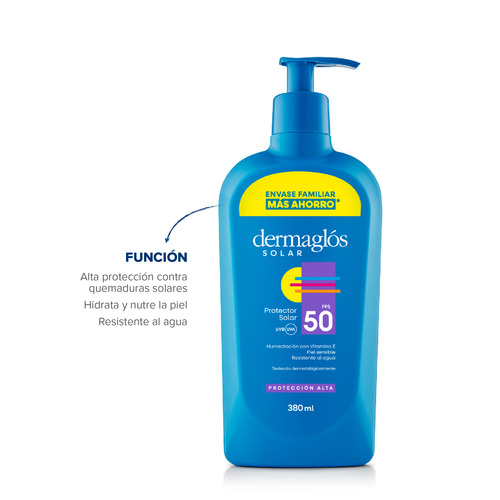 Dermaglós Solar FPS 50 Emulsión 380 mL