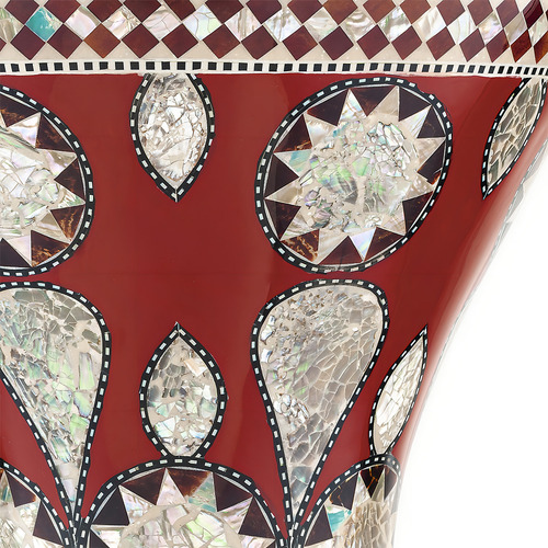 Tambor egípcio Meinl Aeed2 Doumbek, percussão colorida multicolorida de 8,75 polegadas