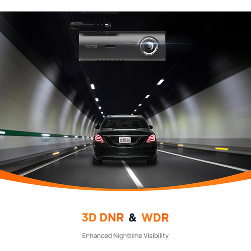 Dash Cam 70mai M300 1296p Qhd 140° Wifi De Gran Angularan