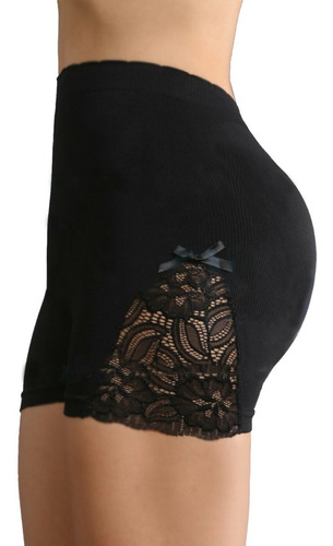 Imagen 2 de 3 de 10 Pz Short Panty Lycra Encaje Sexy Unitalla Mayoreo Lote