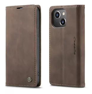 Funda Cartera De Piel Magnético De Lujo Para iPhone