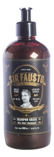 Sir Fausto Men´s Culture Shampoo Para Cabello Graso X 500 Ml