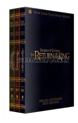 The Lord Of The Rings Saga Completa Version Extendida Dvd