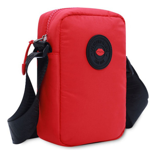 Morral Bandolera Las Oreiro Urbano Mujer 27193 Rojo