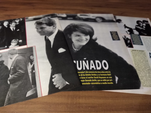 (n290) Jacqueline Kennedy Onassis * Clippings Revista 3 Pgs