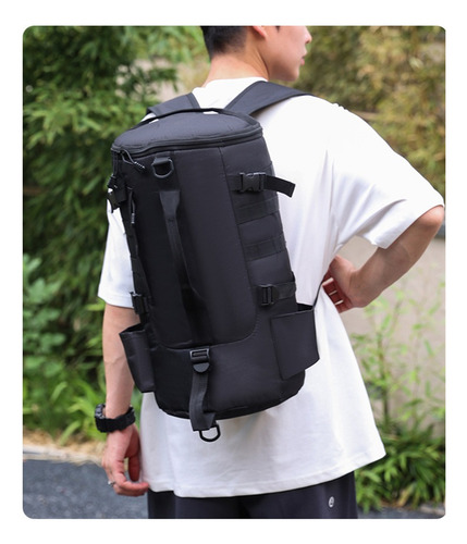Mochila De Pesca Com Suporte Para Equipamentos De Pesca