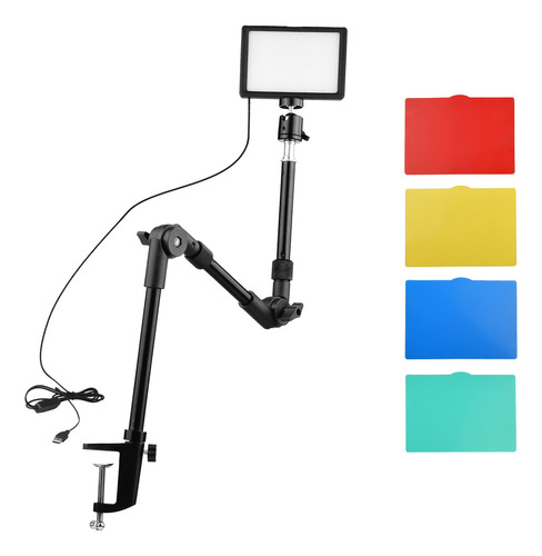 Lámpara De Fotografía + Incluye Kit De Grabación De Vídeo E