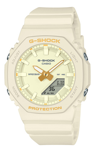 Reloj G-shock Gma-p2100w-7a Resina Mujer Blanco