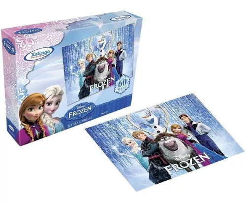 Quebra-Cabeças 100 Peças Frozen Disney Xalingo : : Brinquedos  e Jogos