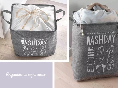 Cesto Ropa Almacena Ropa Limpia O Sucia Washday