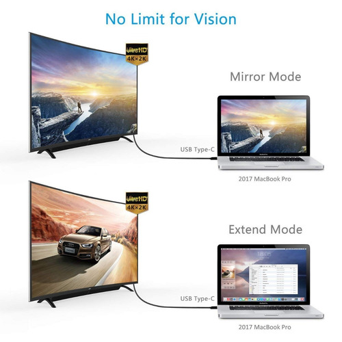 Cable Usb-c A Hdmi 1.8m 6ft