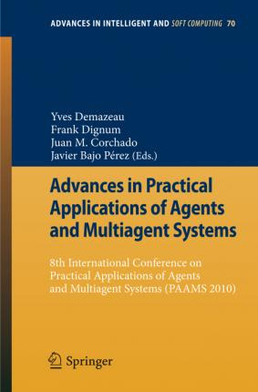 Libro Advances In Practical Applications Of Agents And Mu...