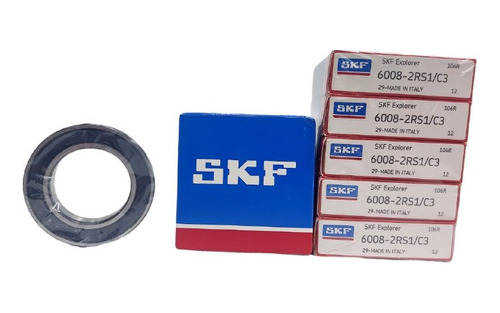 Rodamiento Sello Goma 6008-2rs1/c3 Marca Skf 