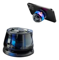 Comprar Parlante Bluetooth Portátil Aliver Link Magnético Imán Potencia Calidad Volumen Con Anillo Magnetico Magsafe Negro