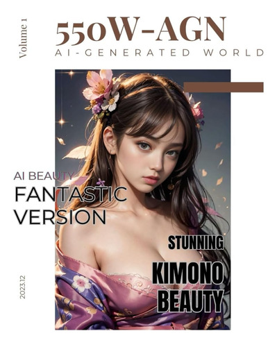 Libro: Stunning Kimono Beauty (550w-agn Ai-generated World)