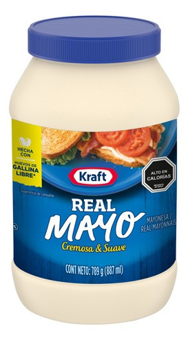Kraft Mayo Real 789g Cremosa Y Suave Pack De 2 Und 