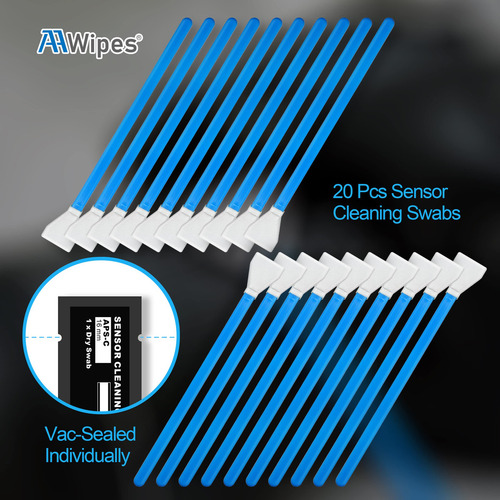 AAwipes Sensor Cleaning Swab - Kit de limpieza para cámaras, 16 piezas con hisopos de limpieza incluidos. Ideal para mantener tu equipo en perfecto estado.