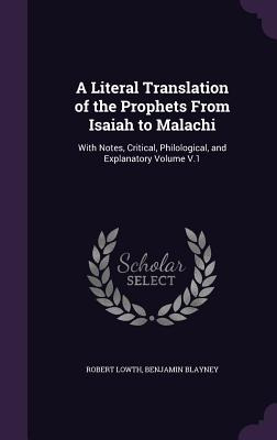 Libro A Literal Translation Of The Prophets From Isaiah T...