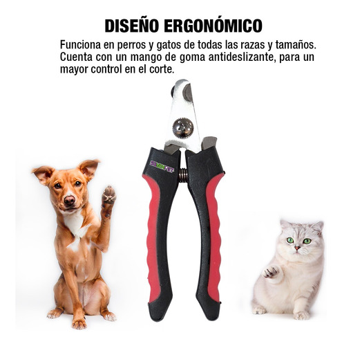 Corta Uñas Para Perro Y Gato Tipo Pinza Incluye Lima 7497