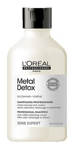 Imagen 1 de 1 de Shampoo Limpiador Anti Metal Metal Detox Loreal Pro 300 Ml