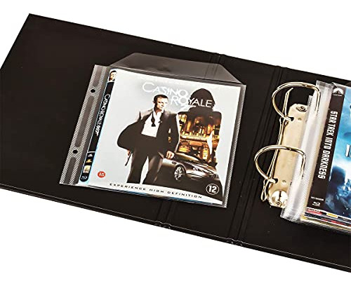 Blu-ray Storage Bundle Pack - 50 Blu-ray Protective Sle...