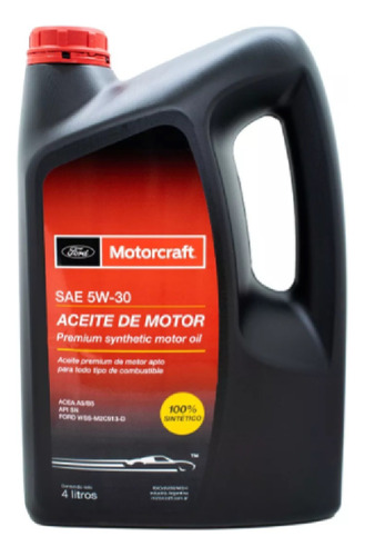 Aceite Sintetico Motorcraft 5w30 - Caja Por 4 Bidones De 4l