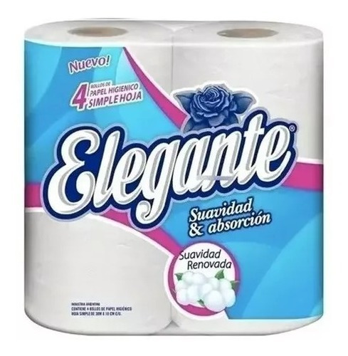 Higienico Elegante 4 X 30 Mts. (2 Bolsones De 12 Packs) !!! 