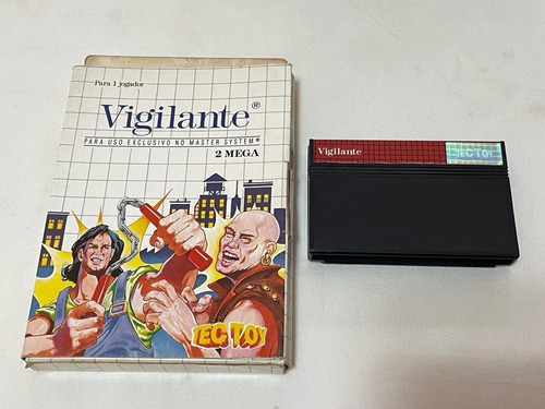 Master System : Vigilante Tectoy Caixa De Papelão Sem Manual
